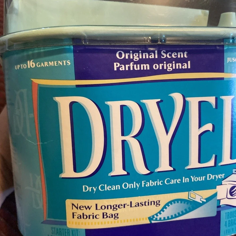 VTG DRYEL AT HOME DRY CLEANER STARTER KIT IN BOX 2001